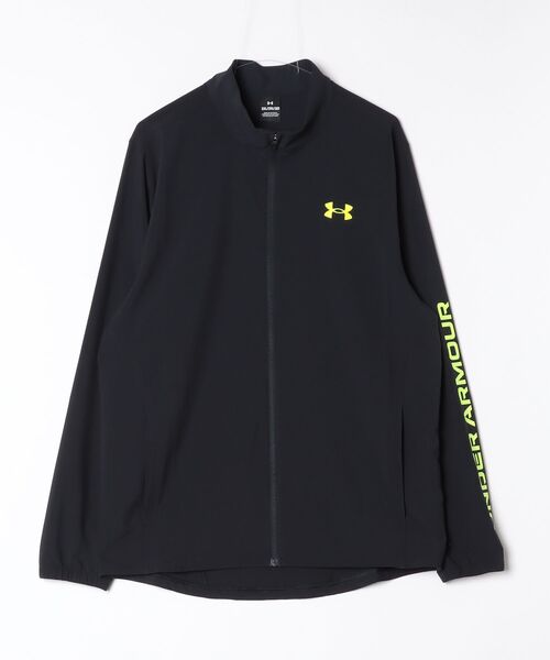 UNDER ARMOUR(アンダーアーマー)の「アンダーアーマー UAフレッシュウーブン フルジップ ジャケット(ジャージ・メンズ・ブラック×イエロー・3L/LL/L/M/S)」の10枚目の写真