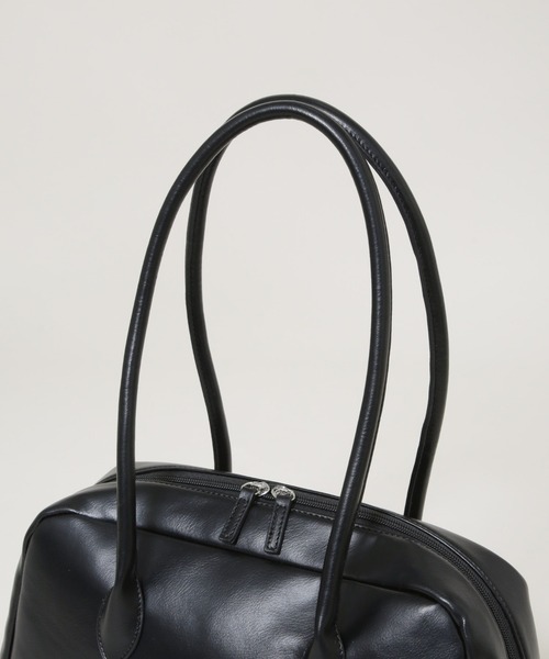 NANO universe(ナノユニバース)の「横型ボストンバッグ(ボストンバッグ・レディース・ブラック/ベージュ・F)」の10枚目の写真