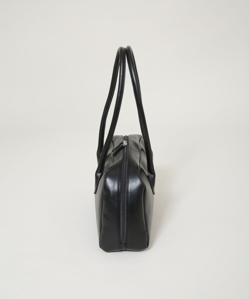 NANO universe(ナノユニバース)の「横型ボストンバッグ(ボストンバッグ・レディース・ブラック/ベージュ・F)」の7枚目の写真