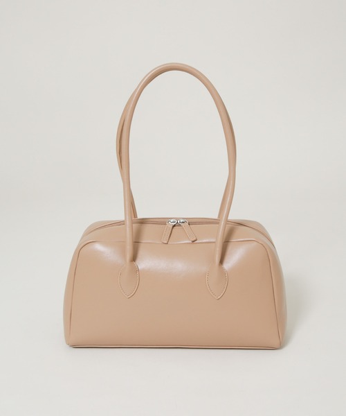 NANO universe(ナノユニバース)の「横型ボストンバッグ(ボストンバッグ・レディース・ブラック/ベージュ・F)」の12枚目の写真