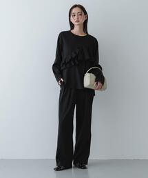 SENSE OF PLACE by URBAN RESEARCH | フリルトップパンツセットアップ(スラックス)