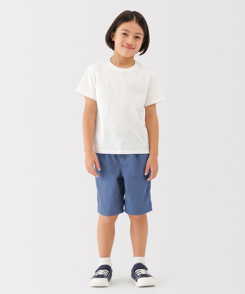 無印良品（ムジルシリョウヒン）の「キッズ 乾きやすいＵＶカットハーフパンツ（その他パンツ・キッズ・オレンジ系/ベージュ/カーキ系/ブラック/グレー系/ブルー・110/120/130/140/150）」の11枚目の写真