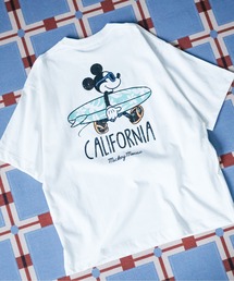 ATELANE（アテレーン）の「Disney ミッキーマウス プリントBIGTEE ミッキーマウス/ミニーマウス/ドナルド/プルート 半袖（Tシャツ/カットソー）」