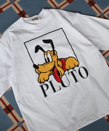 ATELANE（アテレーン）の「Disney ミッキーマウス プリントBIGTEE ミッキーマウス/ミニーマウス/ドナルド/プルート 半袖（Tシャツ/カットソー）」