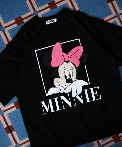 ATELANE(アテレーン)の「Disney ミッキーマウス プリントBIGTEE ミッキーマウス/ミニーマウス/ドナルド/プルート 半袖(Tシャツ/カットソー・メンズ・ブラック系1/ブラック系3/ホワイト系3/ホワイト系5/グリーン/ピンク/グレー/ベージュ/ホワイト系1/カーキ/ホワイト系2/サックスブルー/ブラック系5/ブラック系2/ブラック系4/ホワイト/ホワイト系4/イエロー・M/L)」の10枚目の写真