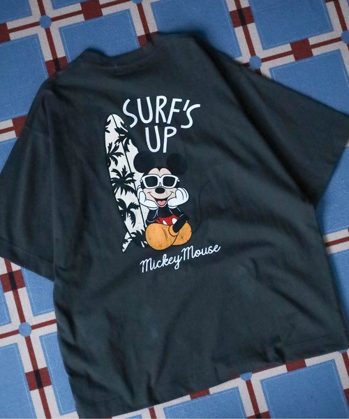 ATELANE(アテレーン)の「Disney ミッキーマウス プリントBIGTEE ミッキーマウス/ミニーマウス/ドナルド/プルート 半袖(Tシャツ/カットソー・メンズ・ブラック系1/ブラック系3/ホワイト系3/ホワイト系5/グリーン/ピンク/グレー/ベージュ/ホワイト系1/カーキ/ホワイト系2/サックスブルー/ブラック系5/ブラック系2/ブラック系4/ホワイト/ホワイト系4/イエロー・M/L)」の12枚目の写真