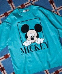 ATELANE（アテレーン）の「Disney ミッキーマウス プリントBIGTEE/ミッキーマウス/ミニーマウス/ドナルド/プルート 半袖（Tシャツ/カットソー）」
