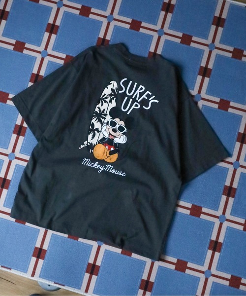 ATELANE(アテレーン)の「Disney ミッキーマウス プリントBIGTEE ミッキーマウス/ミニーマウス/ドナルド/プルート 半袖(Tシャツ/カットソー・メンズ・ブラック系1/ブラック系3/ホワイト系3/ホワイト系5/グリーン/ピンク/グレー/ベージュ/ホワイト系1/カーキ/ホワイト系2/サックスブルー/ブラック系5/ブラック系2/ブラック系4/ホワイト/ホワイト系4/イエロー・M/L)」の20枚目の写真
