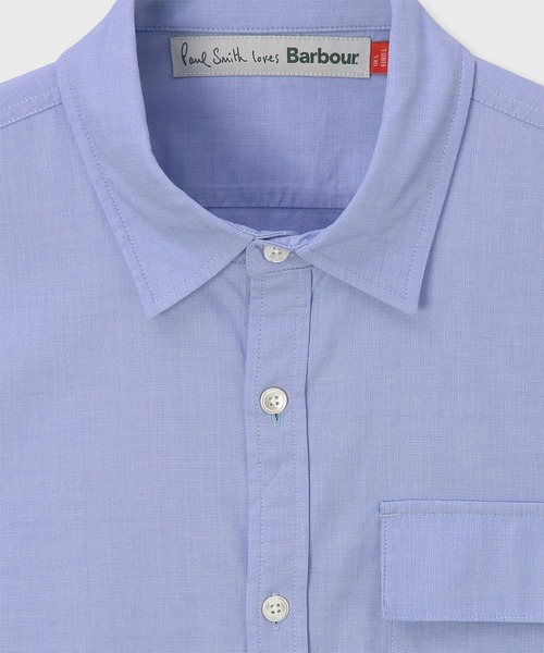 Paul Smith（ポールスミス）の「Paul Smith Loves Barbour "Lure" カジュアルシャツ / 163704 MSH5782（シャツ/ブラウス・メンズ・サックスブルー・MEDIUM/SMALL/LARGE）」の6枚目の写真