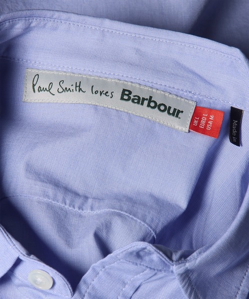 Paul Smith（ポールスミス）の「Paul Smith Loves Barbour "Lure" カジュアルシャツ / 163704 MSH5782（シャツ/ブラウス・メンズ・サックスブルー・MEDIUM/SMALL/LARGE）」の9枚目の写真