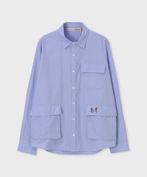 Paul Smith（ポールスミス）の「Paul Smith Loves Barbour "Lure" カジュアルシャツ / 163704 MSH5782（シャツ/ブラウス・メンズ・サックスブルー・MEDIUM/SMALL/LARGE）」の5枚目の写真