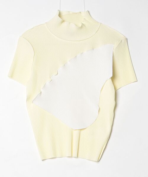 kotohayokozawa（コトハヨコザワ）の「TODO WAVE TOP *SHORTSLEEVE HIG TDX6S-TD04（Tシャツ/カットソー・メンズ・ベージュ/イエロー/ブラック/ライトブルー/ホワイト/ブラック系その他/ピンク/グリーン・FREE）」の7枚目の写真