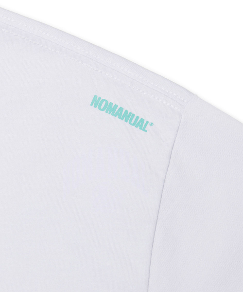 NOMANUAL（NOMANUAL）の「2T ARCH LOGO T-SHIRT - WHITE（Tシャツ/カットソー・レディース・その他・LARGE/MEDIUM/SMALL/X-LARGE）」の5枚目の写真