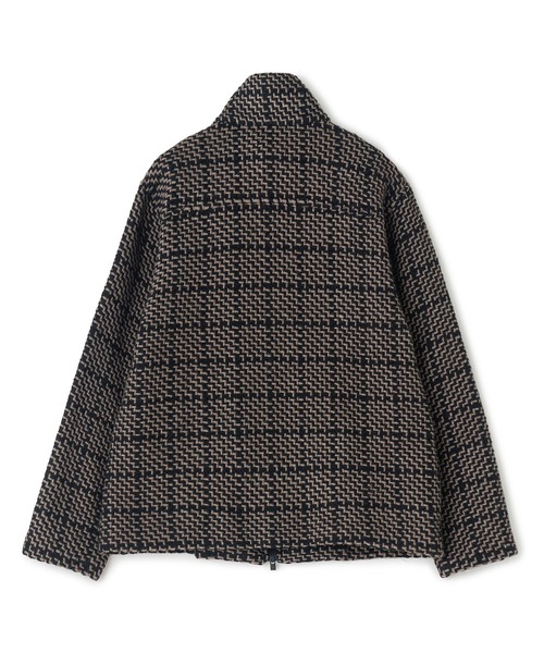 MEN'S BIGI(メンズビギ)の「《John Braniganコラボ》スタンドカラーニットブルゾン(ブルゾン・メンズ・ブラック/ブラウン・02/03)」の16枚目の写真