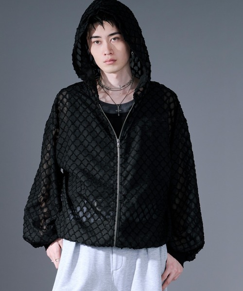 Ellno Loset（エルノロゼット）の「ハイショクレイヤードタンクトップ（タンクトップ・メンズ・ブルーグレー/ブラック・SMALL/LARGE/MEDIUM）」の19枚目の写真