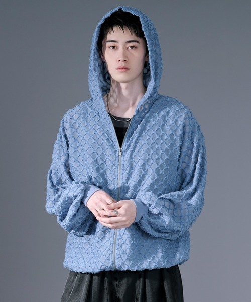 Ellno Loset（エルノロゼット）の「ハイショクレイヤードタンクトップ（タンクトップ・メンズ・ブルーグレー/ブラック・SMALL/LARGE/MEDIUM）」の21枚目の写真