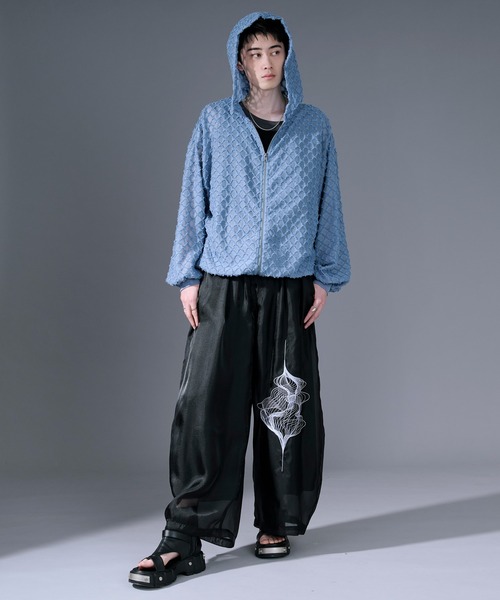 Ellno Loset（エルノロゼット）の「ハイショクレイヤードタンクトップ（タンクトップ・メンズ・ブルーグレー/ブラック・SMALL/LARGE/MEDIUM）」の22枚目の写真