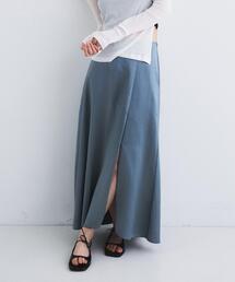 CODE A | satin slit flare skirt(スカート)