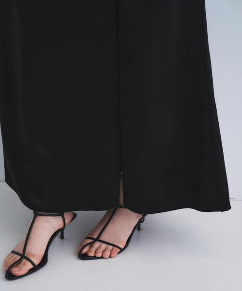 CODE A(コードエー)の「satin slit flare skirt(スカート・レディース・ホワイト/ブラック/ライトグレー・36/38)」の9枚目の写真