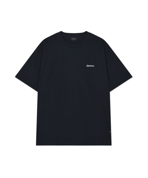 COVERNAT(カバーナット)の「スーピマラベルグラフィックTシャツダークネイビー(Tシャツ/カットソー・レディース・その他・SMALL/MEDIUM/LARGE/X-LARGE/XX-LARGE/X-SMALL)」の1枚目の写真