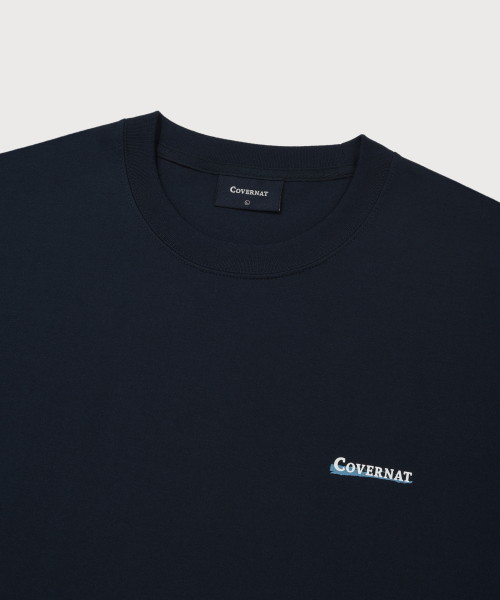 COVERNAT(カバーナット)の「スーピマラベルグラフィックTシャツダークネイビー(Tシャツ/カットソー・レディース・その他・SMALL/MEDIUM/LARGE/X-LARGE/XX-LARGE/X-SMALL)」の6枚目の写真