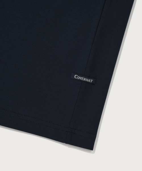 COVERNAT(カバーナット)の「スーピマラベルグラフィックTシャツダークネイビー(Tシャツ/カットソー・レディース・その他・SMALL/MEDIUM/LARGE/X-LARGE/XX-LARGE/X-SMALL)」の9枚目の写真
