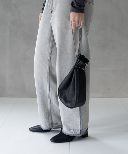 Senti(センティ)の「SENTI センティ / Dyneema Leather MEDICINE BAG L / 超軽量ダイニーマレザー メディスンバッグ L / 3041(ショルダーバッグ・メンズ・ブラック系その他/ブラック・FREE)」の13枚目の写真