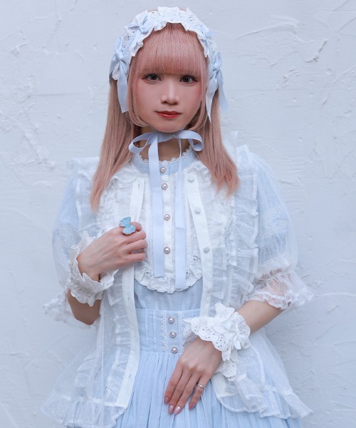 Chalmiere（シャルミエール）の「ドットチュールブラウス（シャツ