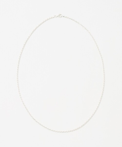 BEAUTY&YOUTH UNITED ARROWS（ビューティーアンドユースユナイテッドアローズ）の「SILVER925 ツイスト ネックレス 50（ネックレス・メンズ・シルバー・FREE）」の5枚目の写真
