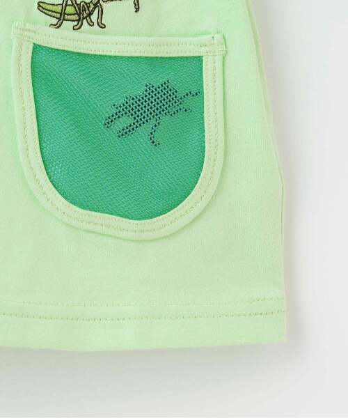 kladskap（クレードスコープ）の「【人気商品再入荷】【直営店で取り扱い無し】ポケットから昆虫半袖Tシャツ（Tシャツ/カットソー・キッズ・クリーム/ライトグリーン・130cm/120cm/100cm/110cm/90cm）」の8枚目の写真