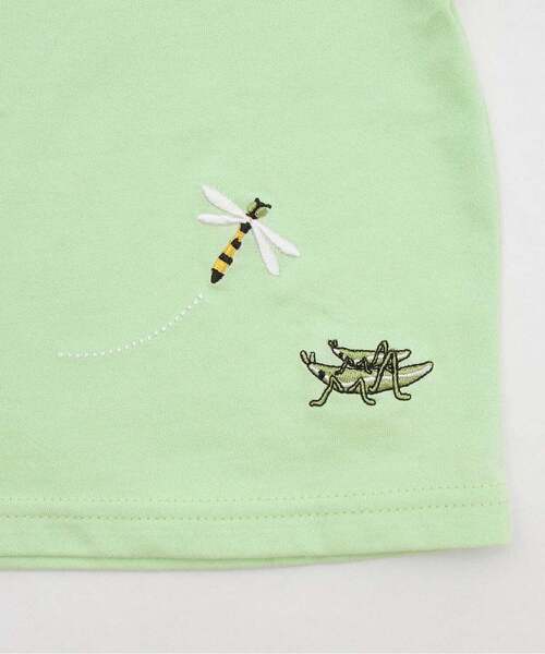 kladskap（クレードスコープ）の「【人気商品再入荷】【直営店で取り扱い無し】ポケットから昆虫半袖Tシャツ（Tシャツ/カットソー・キッズ・クリーム/ライトグリーン・130cm/120cm/100cm/110cm/90cm）」の10枚目の写真
