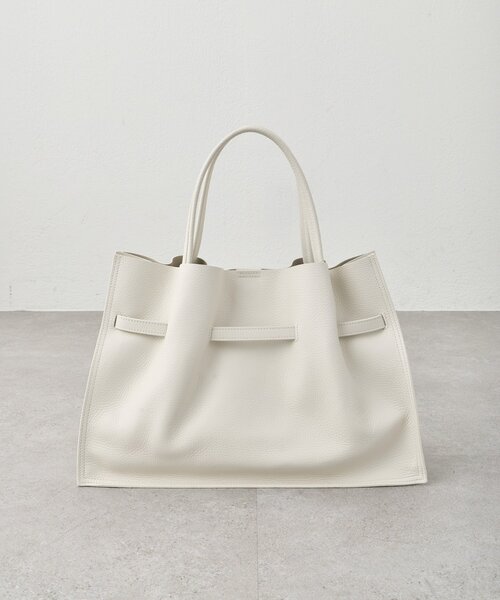 La boutique BonBon（ラブティックボンボン）の「【ヴィオラドーロ】イタリアンWフェイス型押しレザートートL（トートバッグ・レディース・ライトグレー/グレー系その他・FREE）」の5枚目の写真