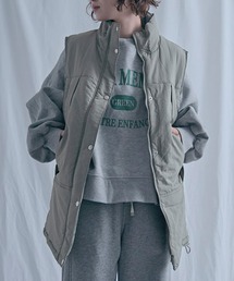 NYLAUS（ナイラス）の「【SG】中綿 スタンドカラー ロングベスト（ダウンベスト）」