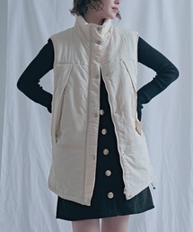 NYLAUS（ナイラス）の「【SG】中綿 スタンドカラー ロングベスト（ダウンベスト）」