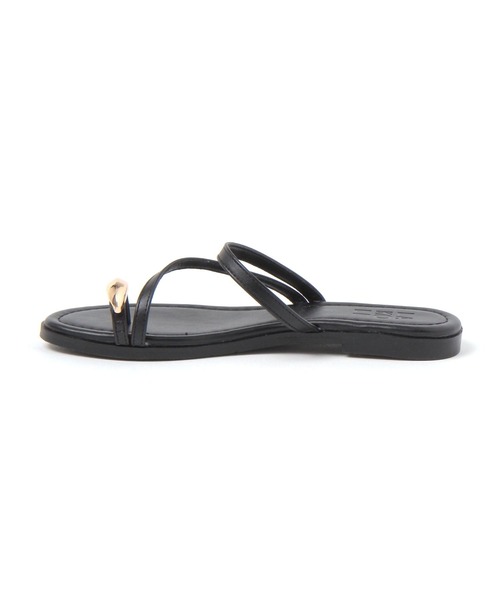 LAKOLE(ラコレ)の「サムリングフラットサンダル / 658029(サンダル・レディース・ブラウン/ブラック・MEDIUM/LARGE)」の3枚目の写真