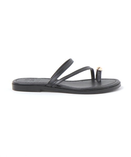 LAKOLE(ラコレ)の「サムリングフラットサンダル / 658029(サンダル・レディース・ブラウン/ブラック・MEDIUM/LARGE)」の4枚目の写真