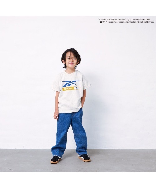 Fluffy BROTHERS(フラッフィーブラザーズ)の「【Reebok】プリントTシャツ(Tシャツ/カットソー・キッズ・ブラウン/オートミール・140cm/150cm/100cm/110cm/120cm/130cm)」の3枚目の写真
