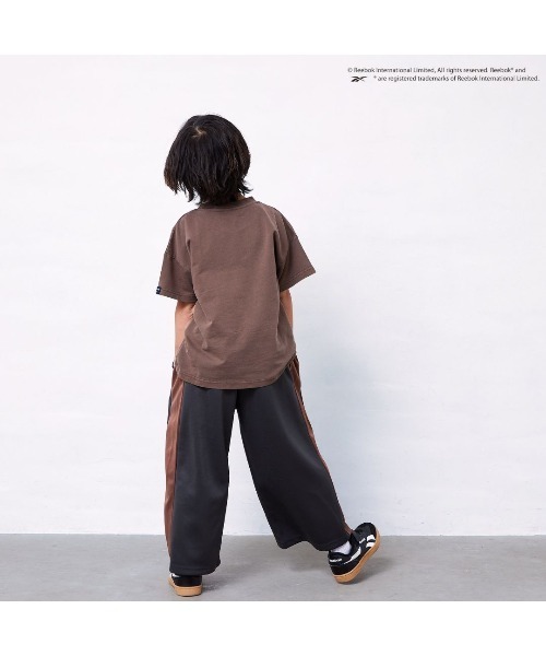 Fluffy BROTHERS(フラッフィーブラザーズ)の「【Reebok】プリントTシャツ(Tシャツ/カットソー・キッズ・ブラウン/オートミール・140cm/150cm/100cm/110cm/120cm/130cm)」の5枚目の写真