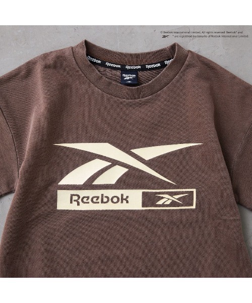 Fluffy BROTHERS(フラッフィーブラザーズ)の「【Reebok】プリントTシャツ(Tシャツ/カットソー・キッズ・ブラウン/オートミール・140cm/150cm/100cm/110cm/120cm/130cm)」の8枚目の写真