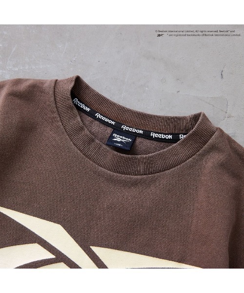 Fluffy BROTHERS(フラッフィーブラザーズ)の「【Reebok】プリントTシャツ(Tシャツ/カットソー・キッズ・ブラウン/オートミール・140cm/150cm/100cm/110cm/120cm/130cm)」の9枚目の写真