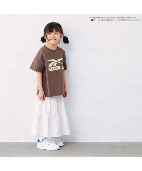 Fluffy BROTHERS(フラッフィーブラザーズ)の「【Reebok】プリントTシャツ(Tシャツ/カットソー・キッズ・ブラウン/オートミール・140cm/150cm/100cm/110cm/120cm/130cm)」の6枚目の写真