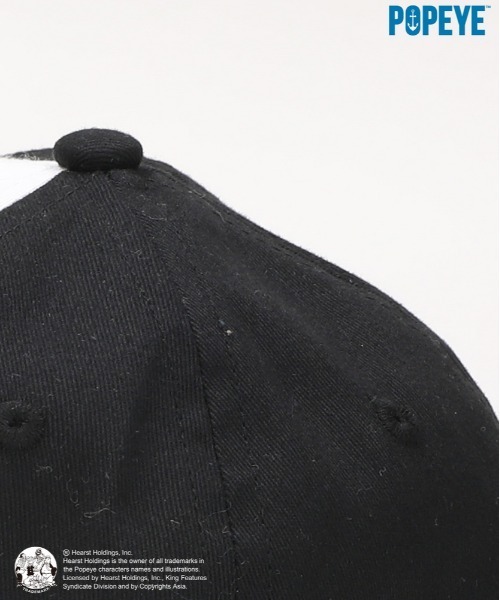 Right-on(ライトオン)の「Other(ソノタ)【POPYE】ロゴ刺繍キャップ(キャップ・メンズ・ブラック/オフホワイト・フリー)」の11枚目の写真