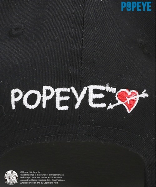 Right-on(ライトオン)の「Other(ソノタ)【POPYE】ロゴ刺繍キャップ(キャップ・メンズ・ブラック/オフホワイト・フリー)」の3枚目の写真