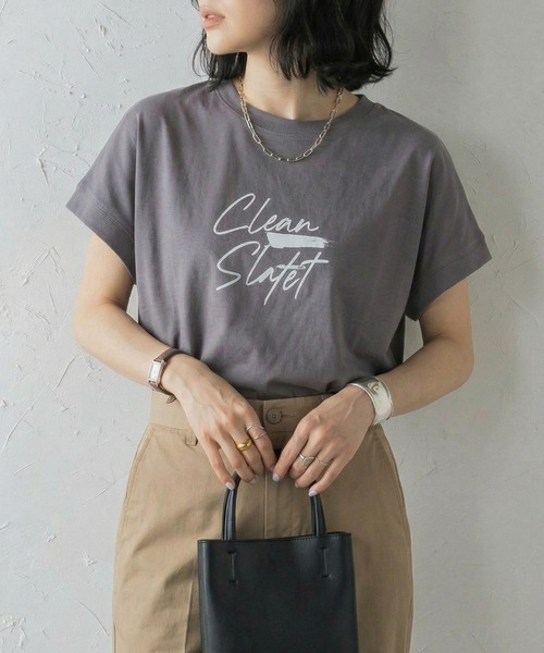 BELLUNA(ベルーナ)の「【接触冷感 UV対策 アンチピリング】ひんやリッチコットンドルマン綿100Tシャツ(Tシャツ/カットソー・レディース・オフホワイト/杢グレー/ピンク/ブラック/カーキ/チャコール・X-LARGE/LARGE/MEDIUM)」の5枚目の写真