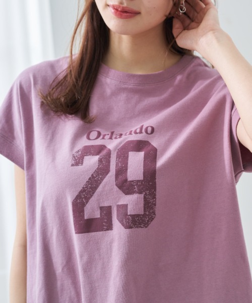 BELLUNA(ベルーナ)の「【接触冷感 UV対策 アンチピリング】ひんやリッチコットンドルマン綿100Tシャツ(Tシャツ/カットソー・レディース・オフホワイト/杢グレー/ピンク/ブラック/カーキ/チャコール・X-LARGE/LARGE/MEDIUM)」の9枚目の写真