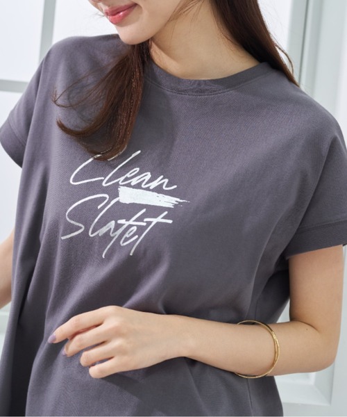 BELLUNA(ベルーナ)の「【接触冷感 UV対策 アンチピリング】ひんやリッチコットンドルマン綿100Tシャツ(Tシャツ/カットソー・レディース・オフホワイト/杢グレー/ピンク/ブラック/カーキ/チャコール・X-LARGE/LARGE/MEDIUM)」の13枚目の写真