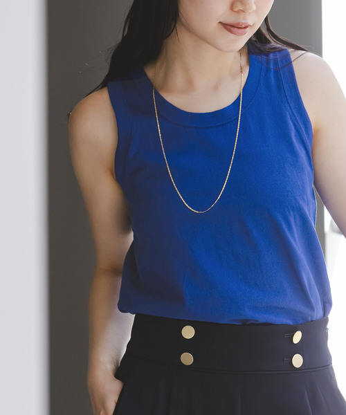 Noble（ノーブル）の「18G CO/PL タンク（タンクトップ・レディース・ブラウン/ブルー/その他4・FREE）」の2枚目の写真