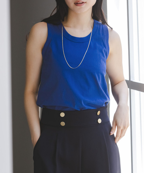 Noble（ノーブル）の「18G CO/PL タンク（タンクトップ・レディース・ブラウン/ブルー/その他4・FREE）」の4枚目の写真