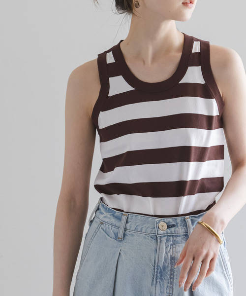 Noble（ノーブル）の「18G CO/PL タンク（タンクトップ・レディース・ブラウン/ブルー/その他4・FREE）」の17枚目の写真