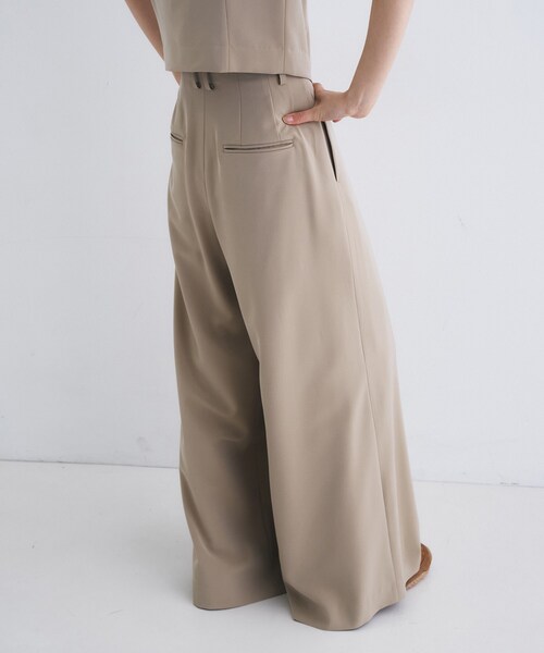 CODE A（コードエー）の「zip wide pants（その他パンツ・レディース・ブラック/ベージュ・34/36/38）」の6枚目の写真